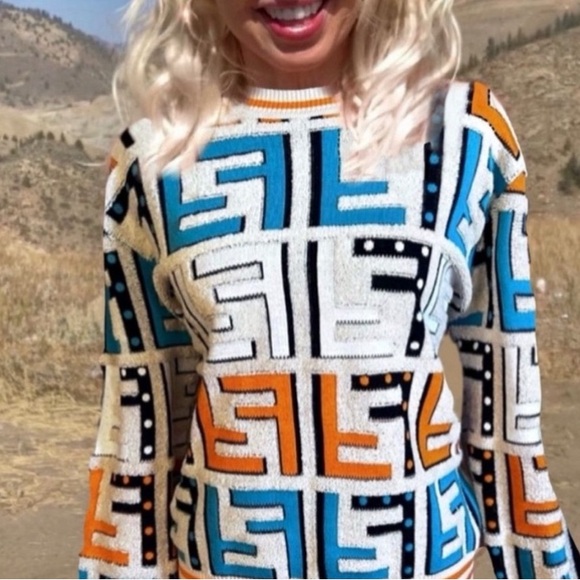 Multicolor Monogram Sweater - Picture 7 of 13